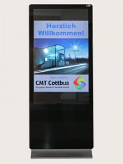 Multi-Touch Display Tower 55 Zoll mit Windows